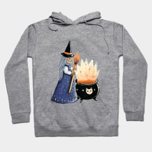 Witch with a cauldron Hoodie